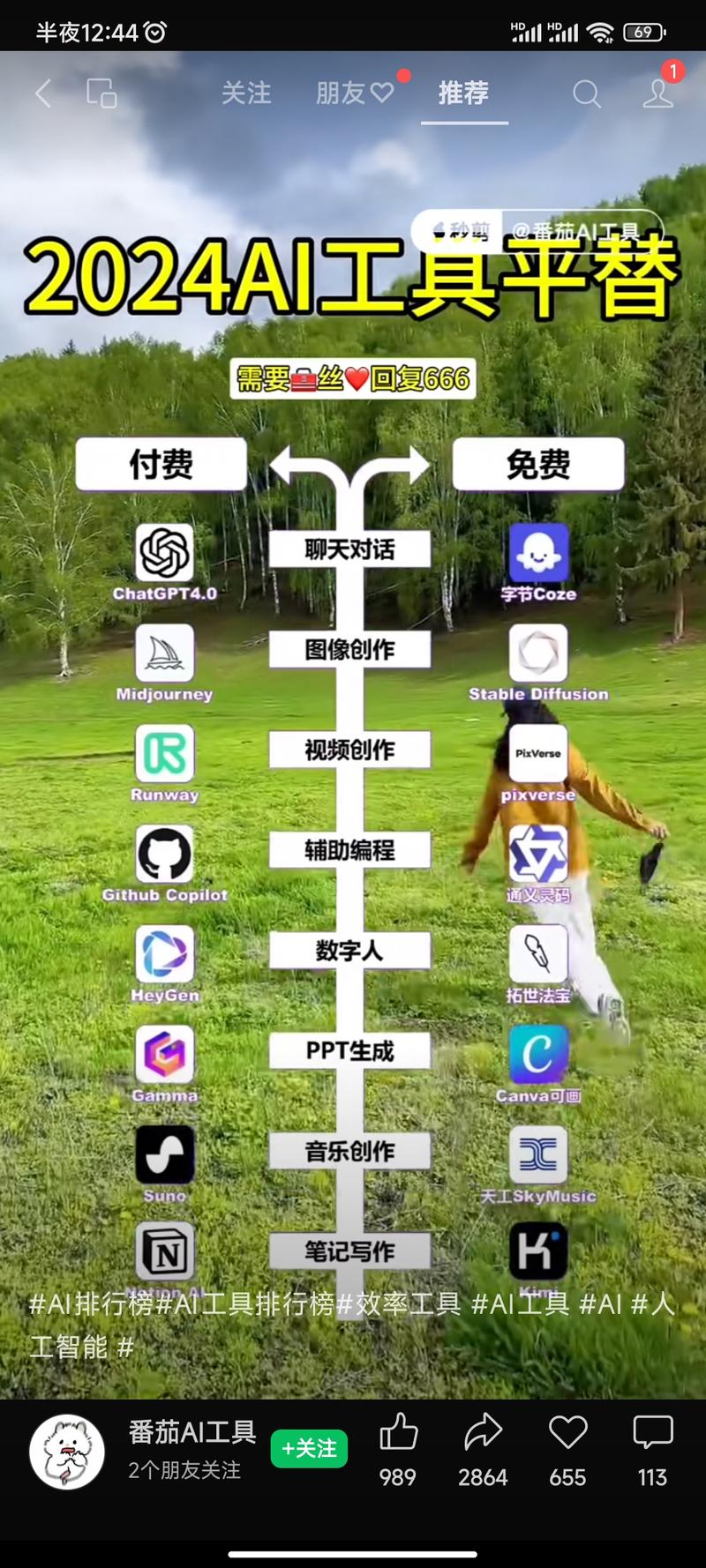 AI工具平替，不少AI工具都是..情报-搞钱线报📢论坛-网创交流-优创圈